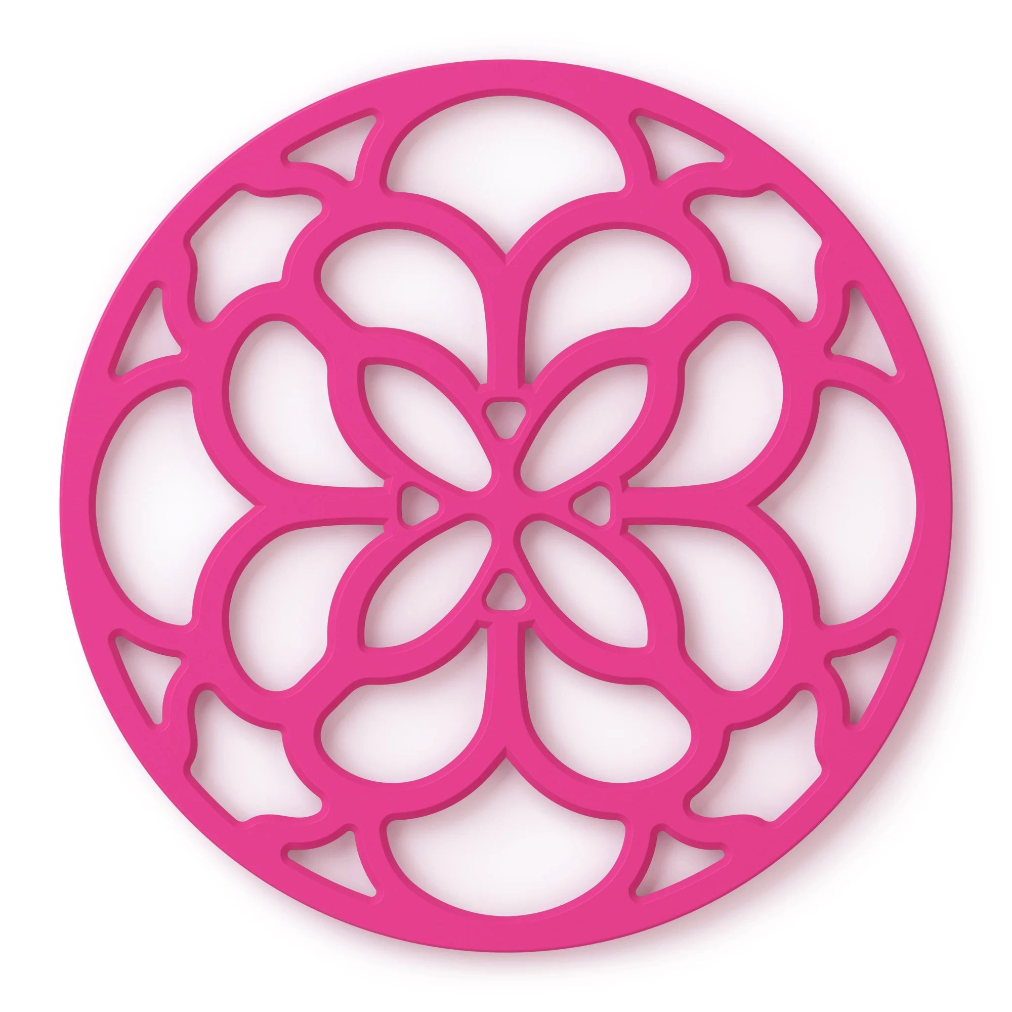Zeal - Silicone Trivet, ø18cm, Neon Pink - Lacbleu Wines - J354H - 5036638096462
