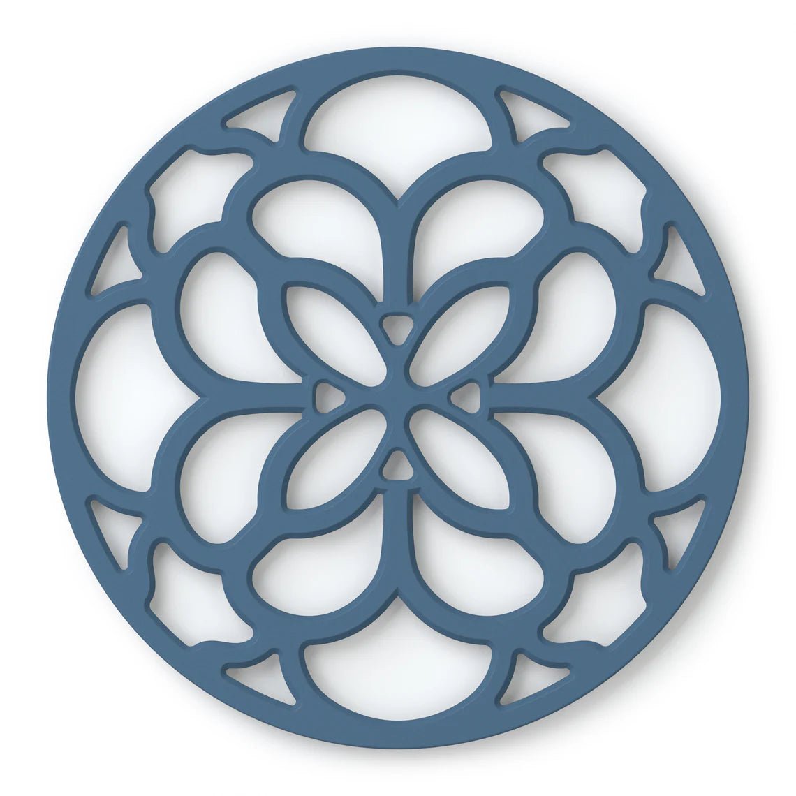 Zeal - Silicone Trivet, ø18cm, Provence Blue - Lacbleu Wines - J354K - 5036638096424